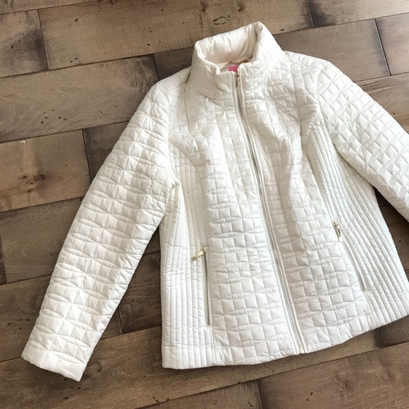 kate spade Jackets & Blazers - Kate Spade New York Quilted Puffer Jacket Cream XL